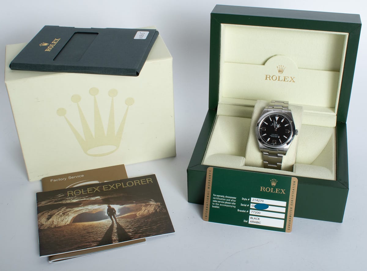 Box / Paper shot of Explorer 39MM Mk1