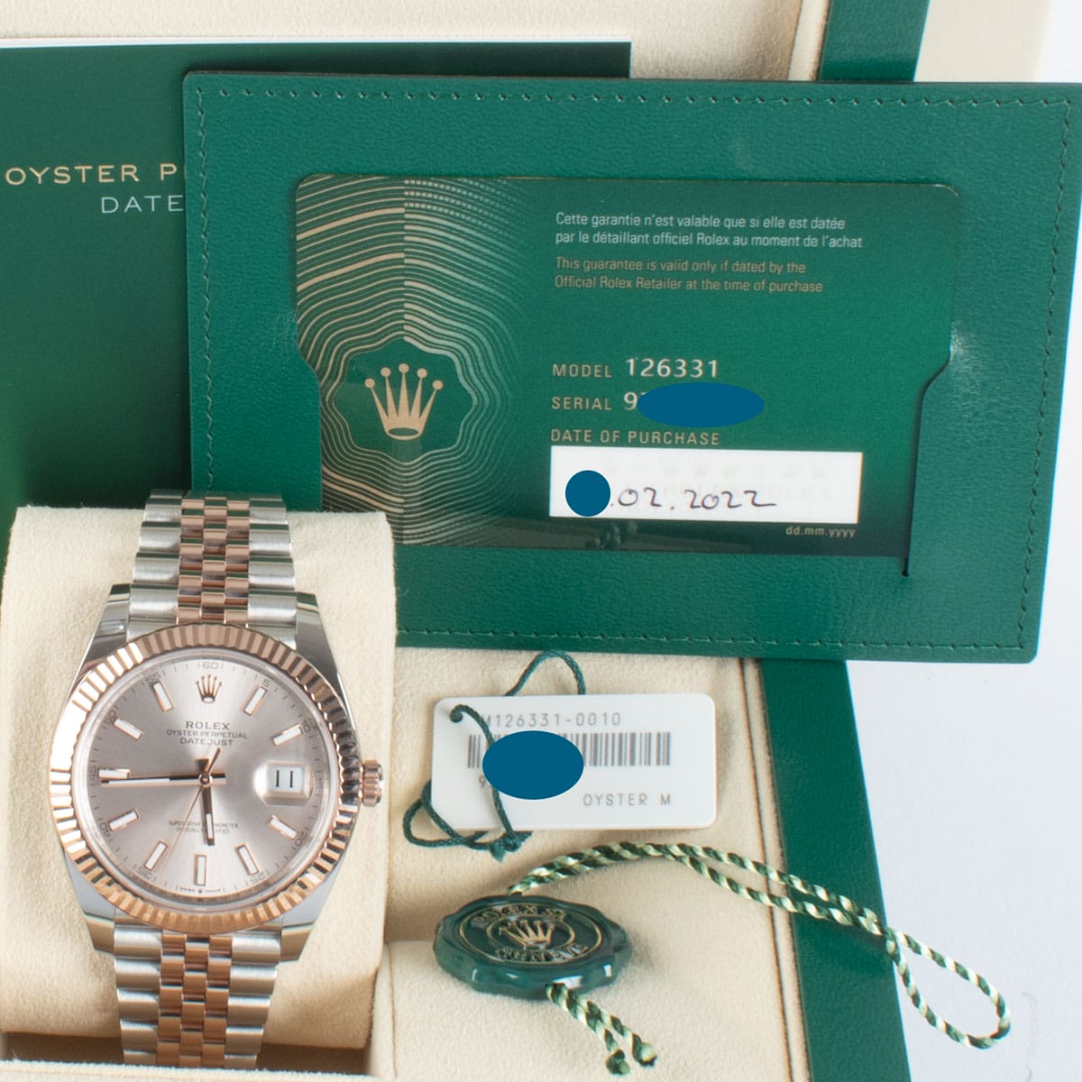 View in Box of Datejust 41