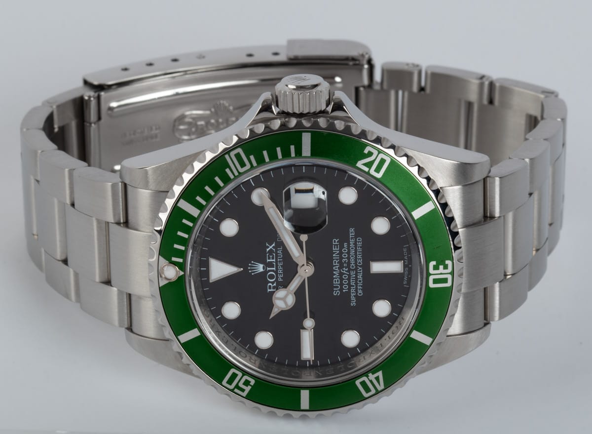 Front View of Submariner Date 'Anniversary' Kermit