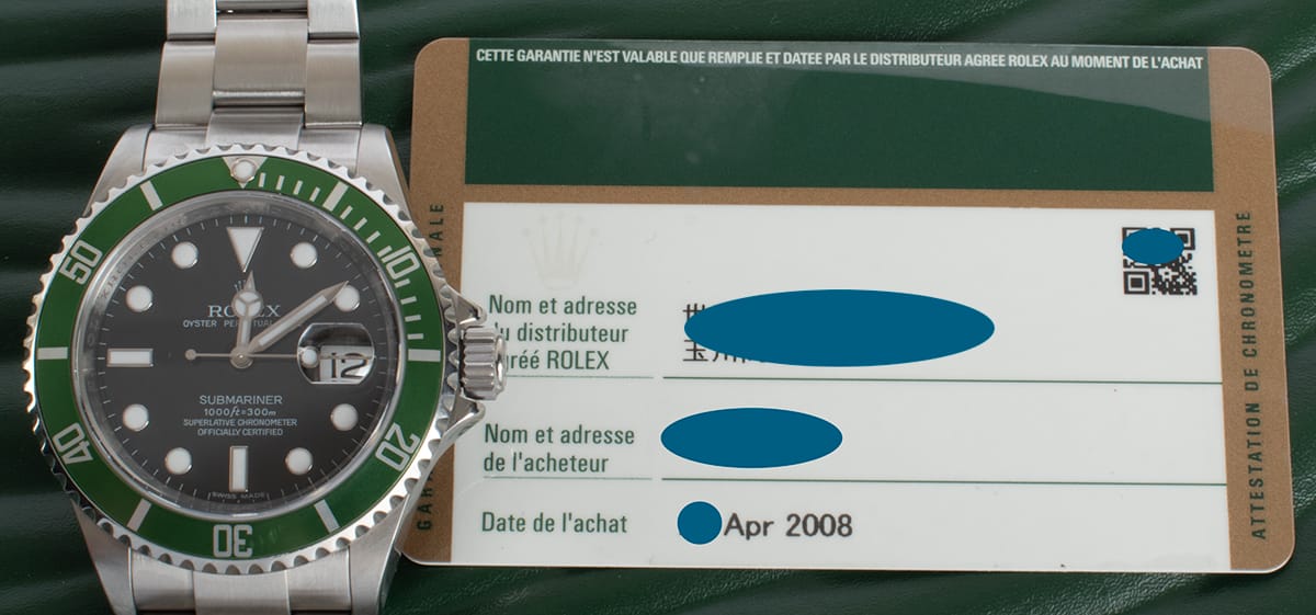 Paper shot of Submariner Date 'Anniversary' Kermit