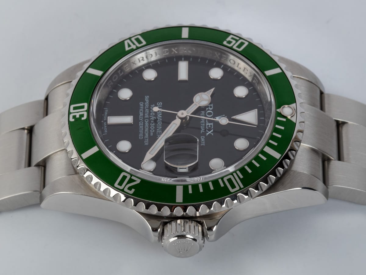 Crown Side Shot of Submariner Date 'Anniversary' Kermit