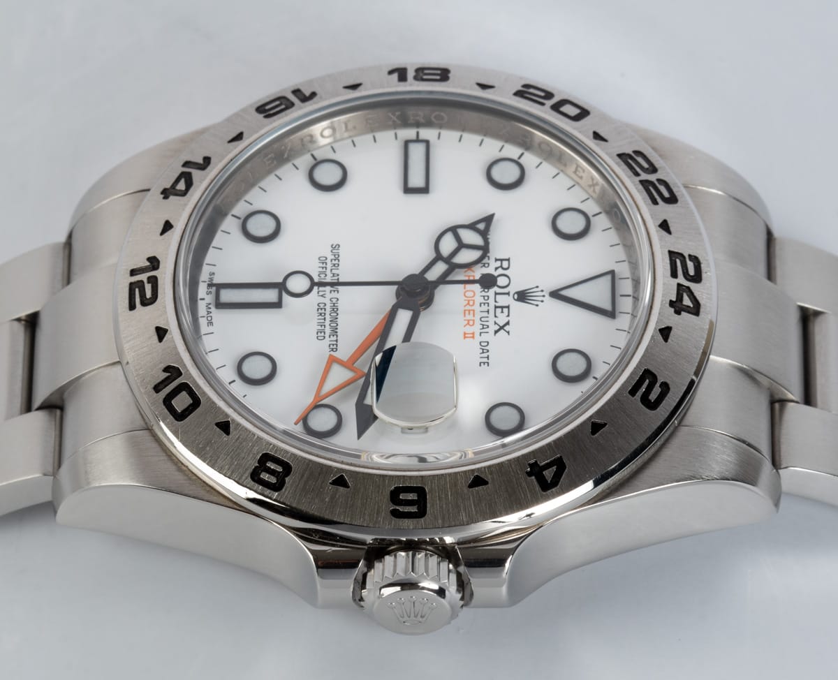 Crown Side Shot of Explorer II 'Polar'