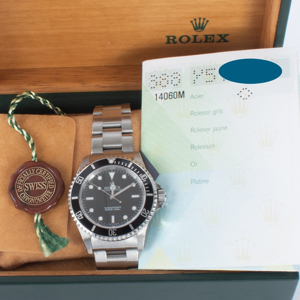 View in Box of Submariner