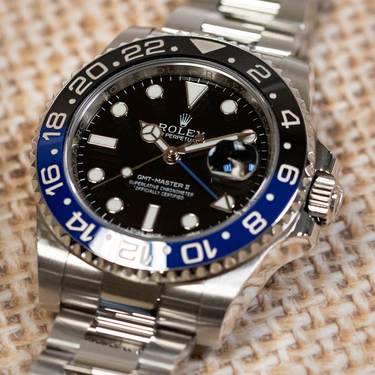 Extra Shot of GMT-Master II BLNR 'Batman'