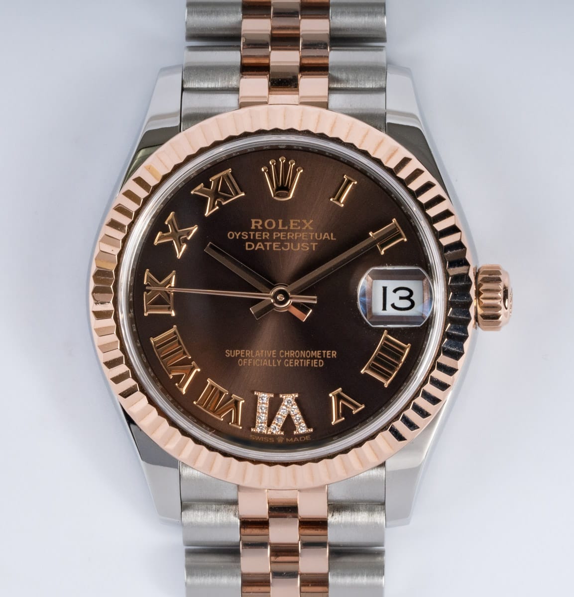 Front Shot  of Datejust Midsize 31MM