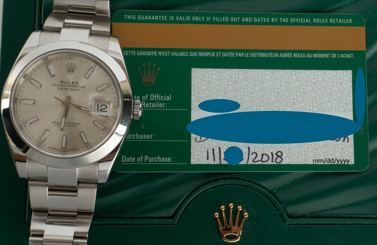 Paper shot of Datejust 41