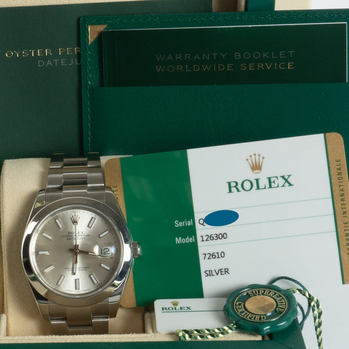 View in Box of Datejust 41