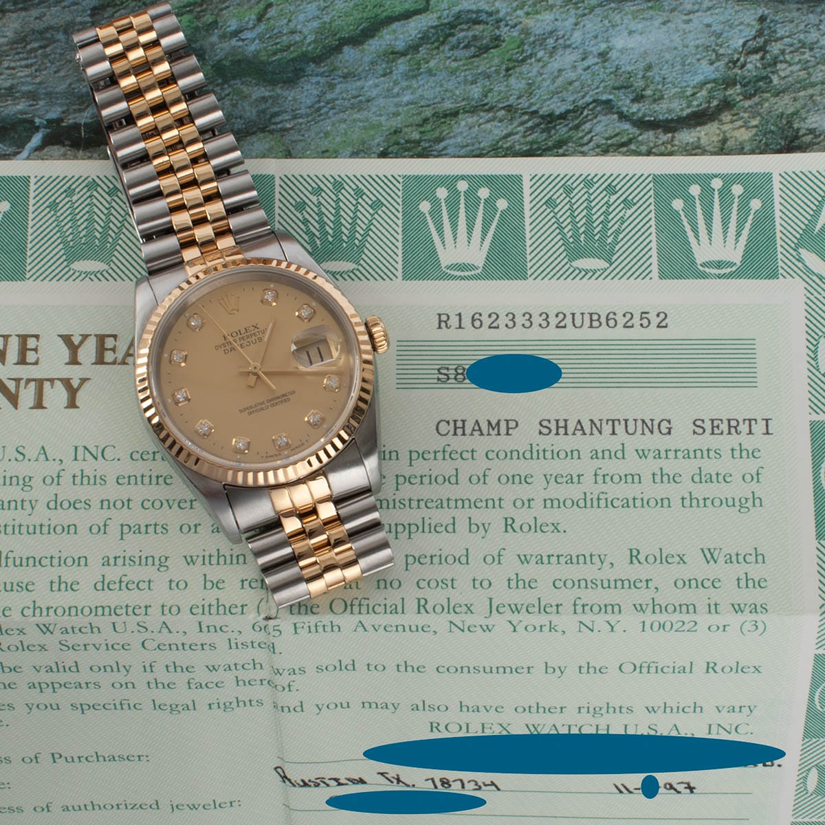 View in Box of Datejust 36