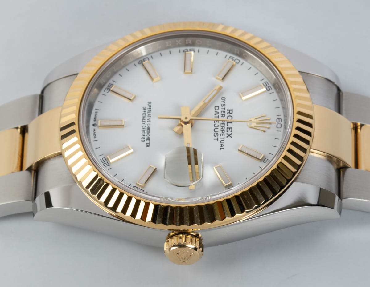 Crown Side Shot of Datejust 41