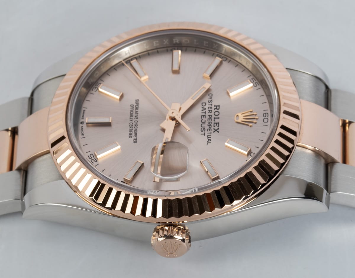 Crown Side Shot of Datejust 41