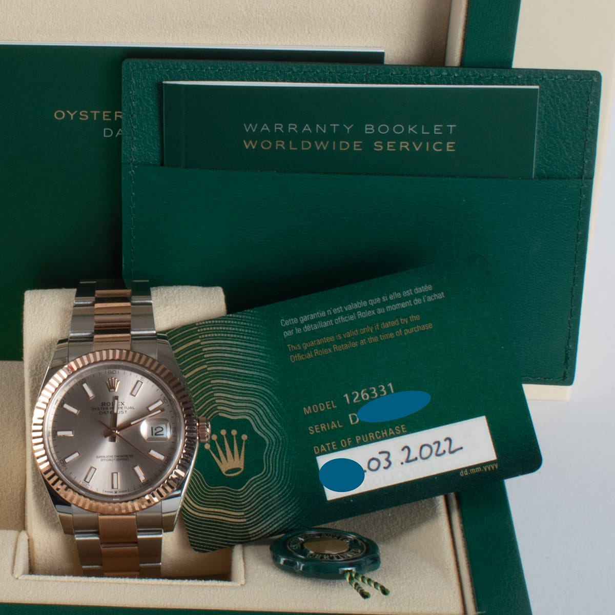 View in Box of Datejust 41