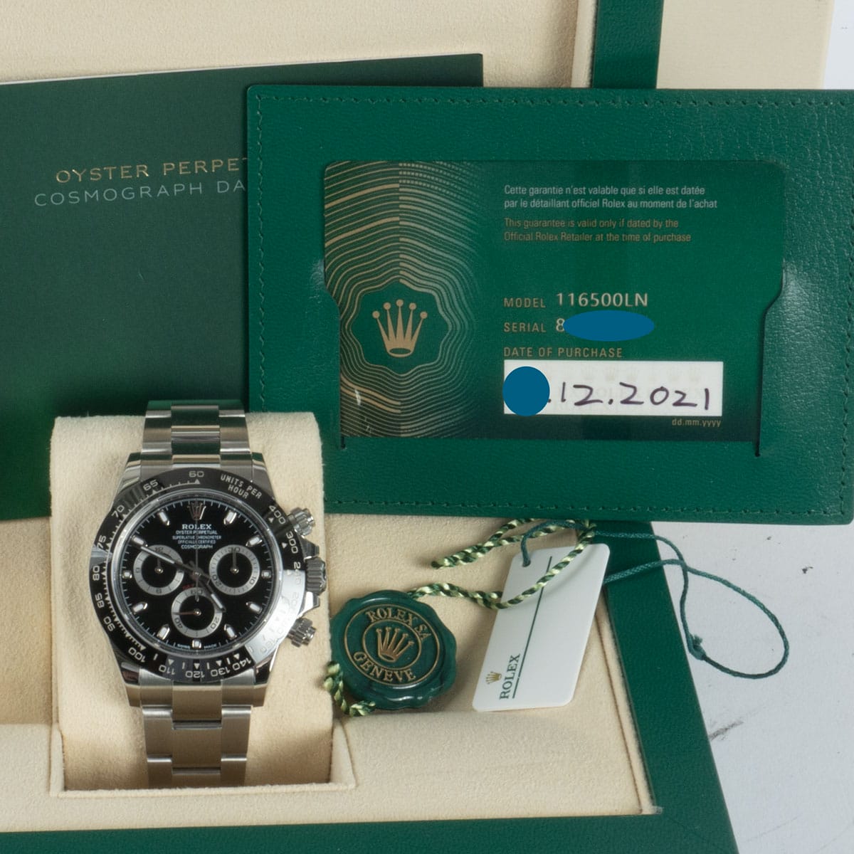 View in Box of Cosmograph Daytona