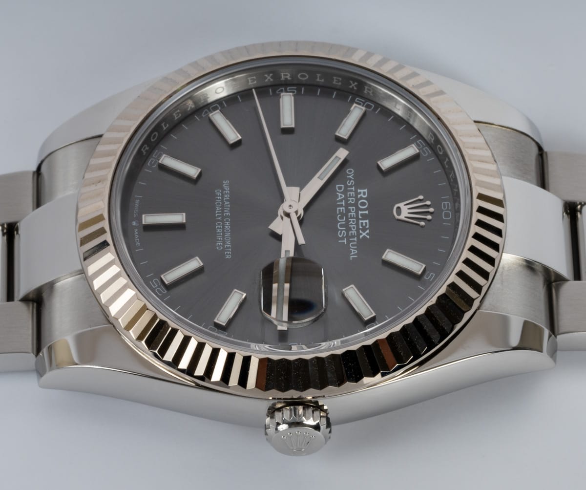 Crown Side Shot of Datejust 41