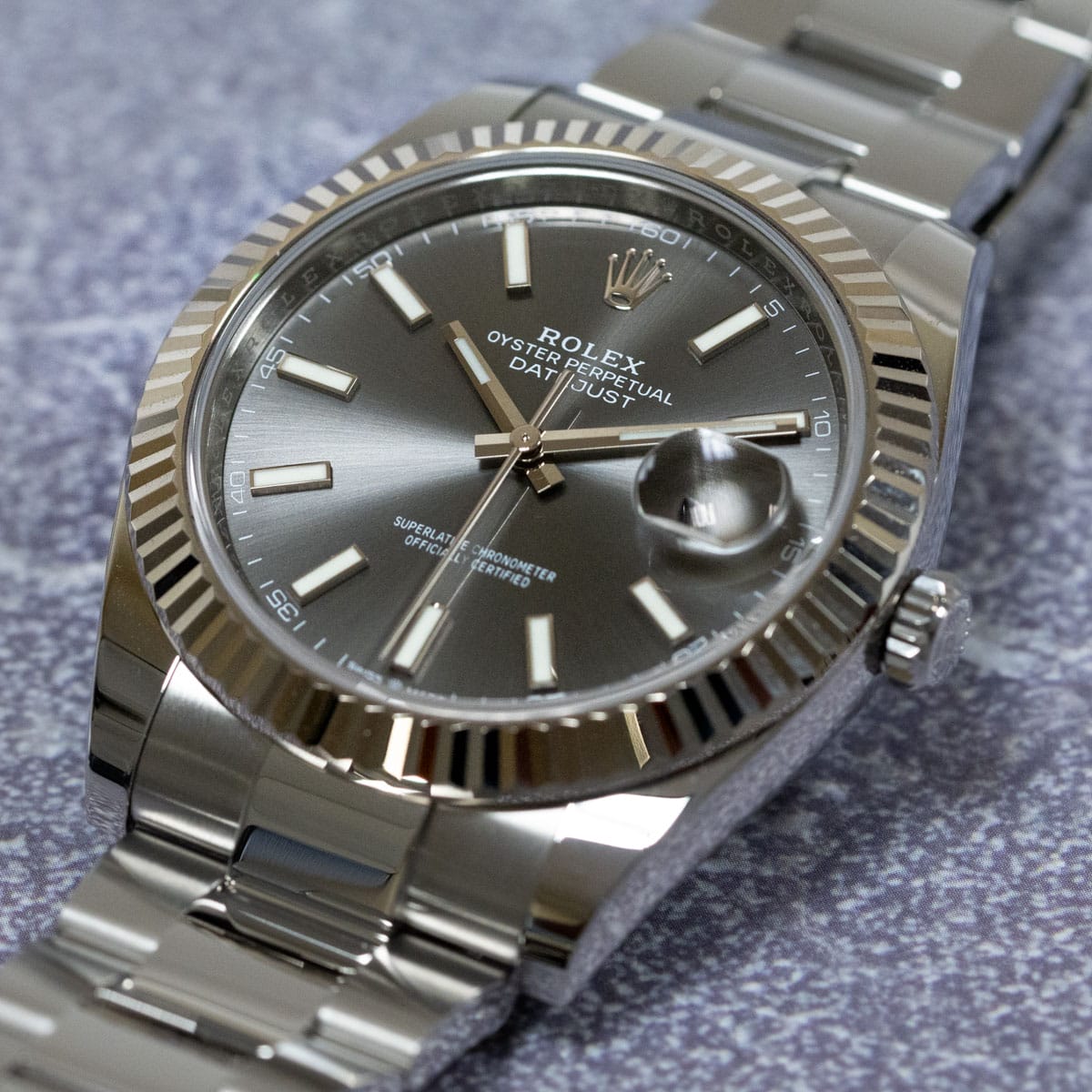 Stylied photo of  of Datejust 41