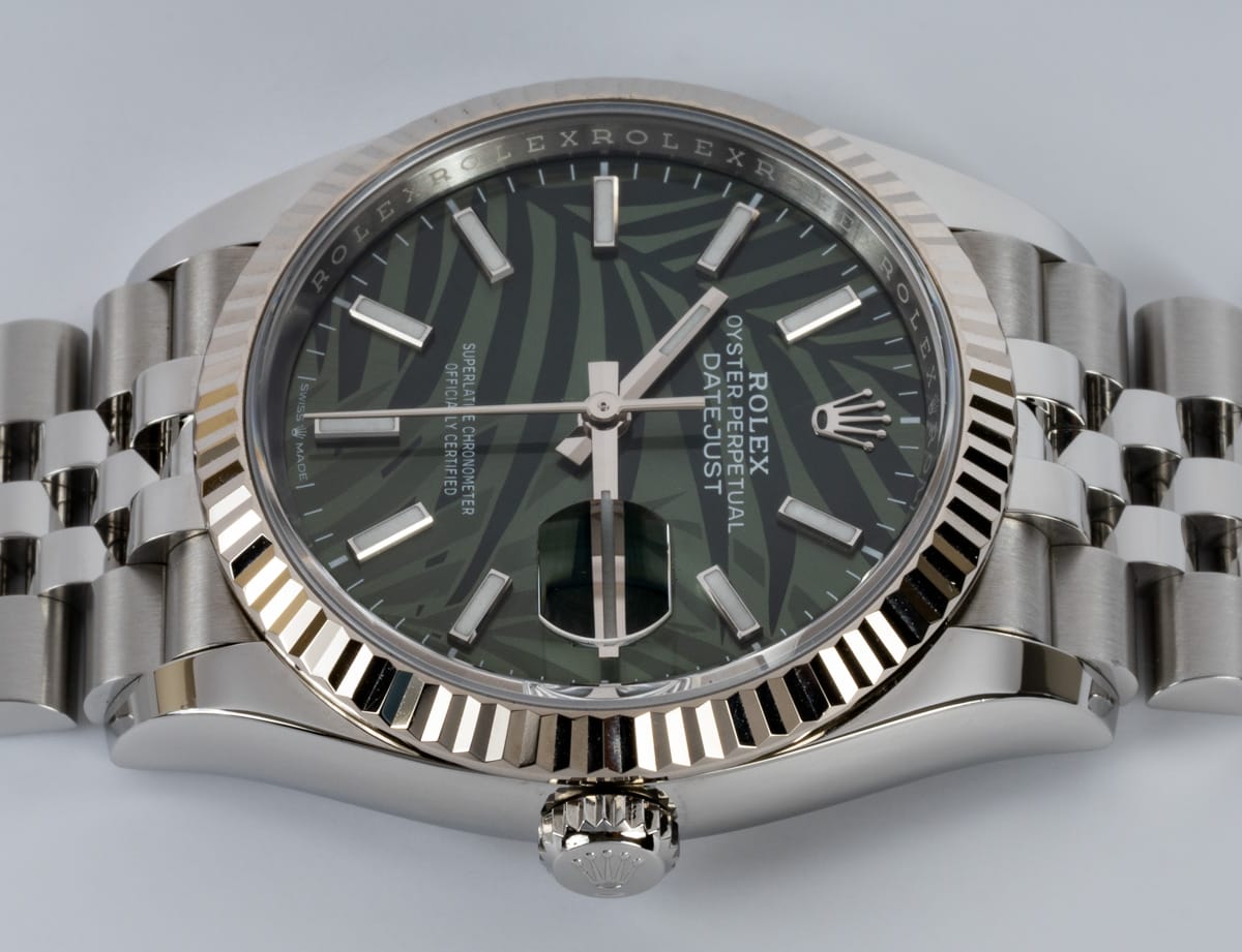 Crown Side Shot of Datejust 36