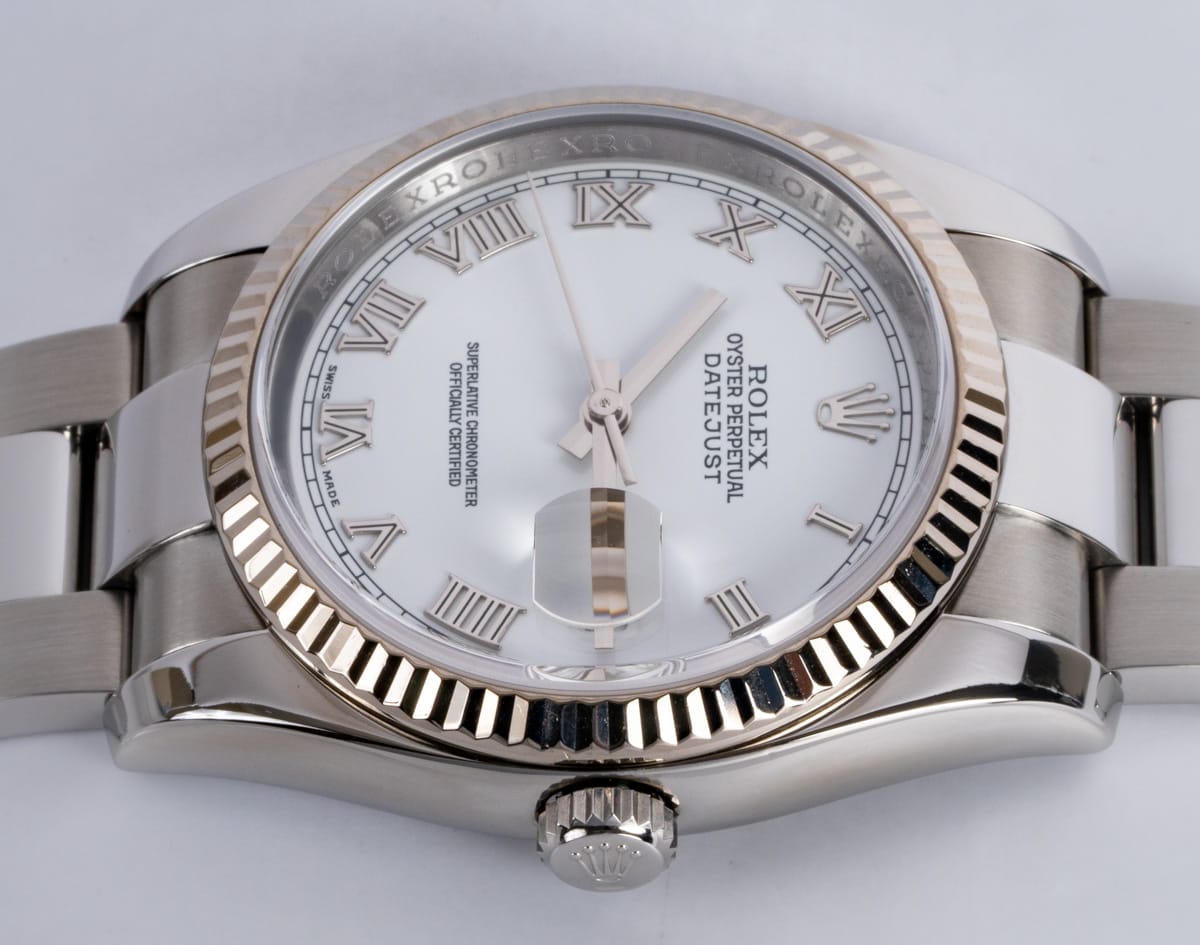 Crown Side Shot of Datejust 36