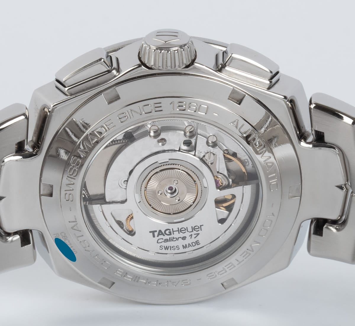 Caseback of Link Calibre 17