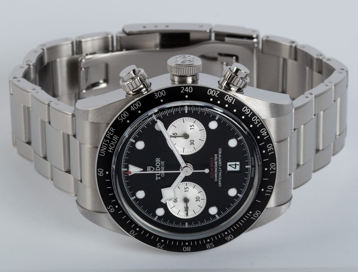 Front View of Black Bay Chronograph