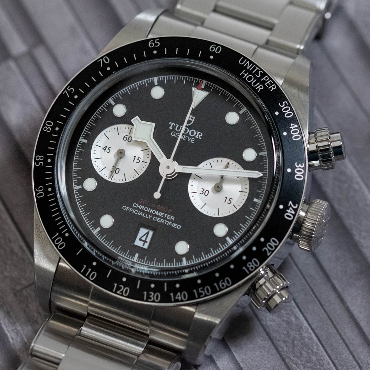 Stylied photo of  of Black Bay Chronograph