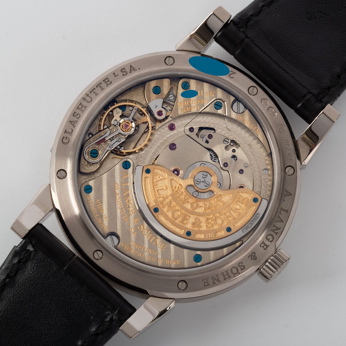 Caseback of Langematik Perpetual