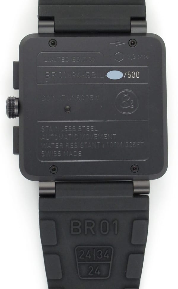 Caseback of BR 01-94 Chronograph