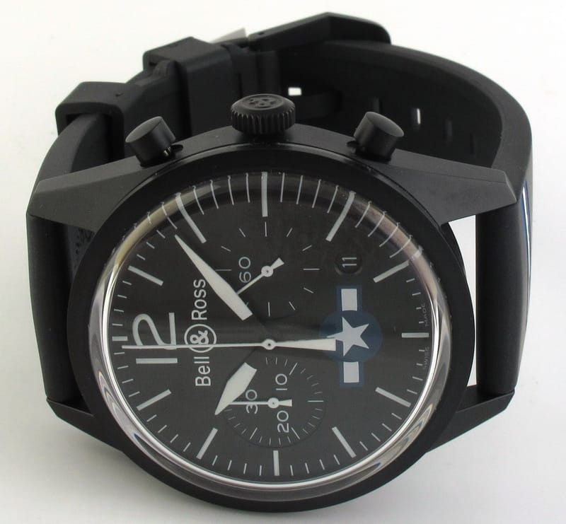 Front View of BR 126 Insignia US Chronograph