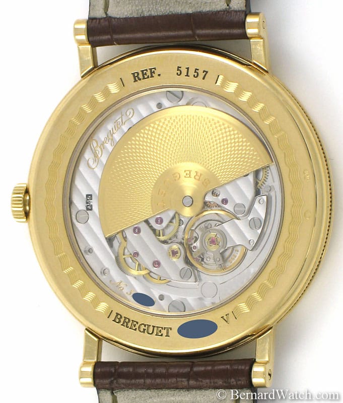 Caseback of Classique Automatic Ultra Slim