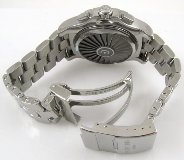 Open Clasp Shot of Airwolf Professional Chronograph