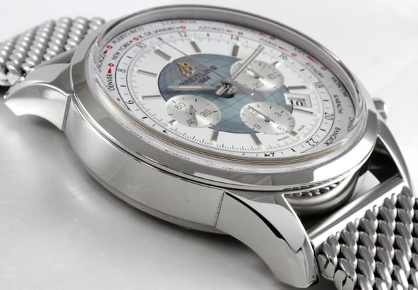 9' Side Shot of Transocean Unitime Chronograph