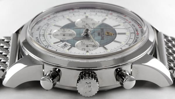 Crown Side Shot of Transocean Unitime Chronograph