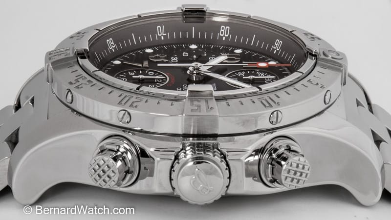 Crown Side Shot of Avenger Skyland Chronograph