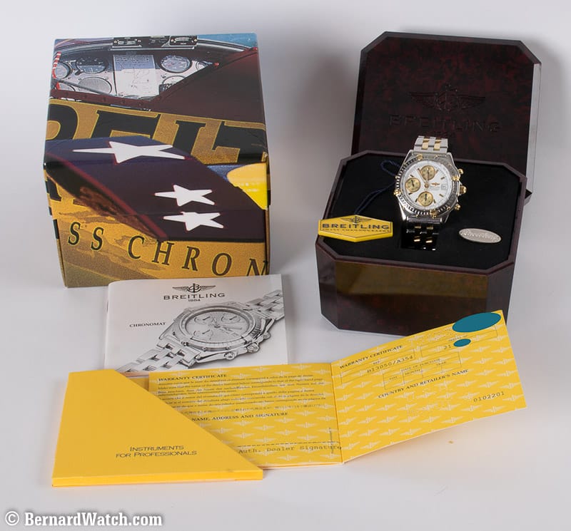 Box / Paper shot of Chronomat Vitesse