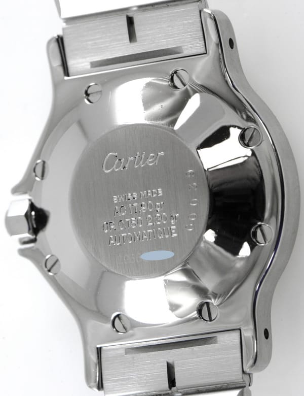 Caseback of Ladies Santos Octagon