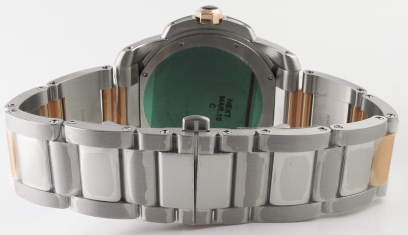 Rear / Band View of Calibre de Cartier Diver