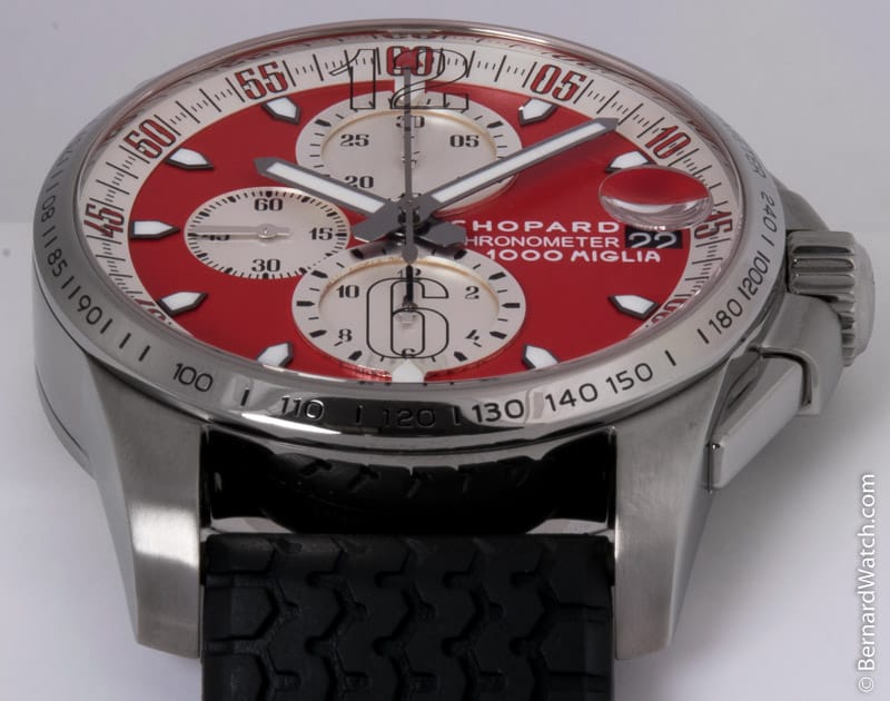 Front Shot  of Mille Miglia GT XL Chronograph 'Rossa Corsa'