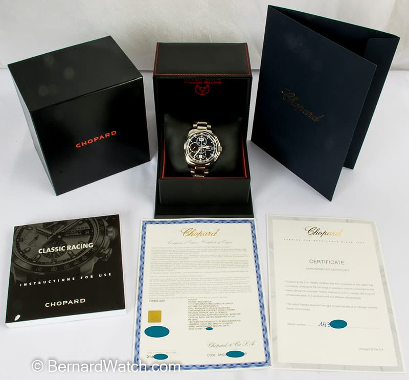 Box / Paper shot of Mille Miglia GT XL Chronograph