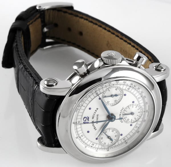 Front View of Round Chronograph