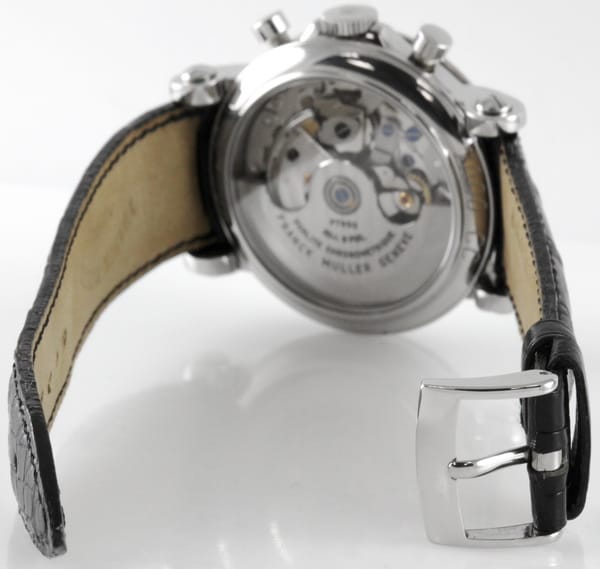 Open Clasp Shot of Round Chronograph