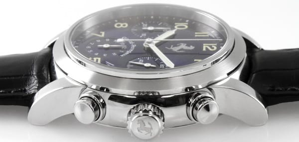 Crown Side Shot of Ferrari Chronograph