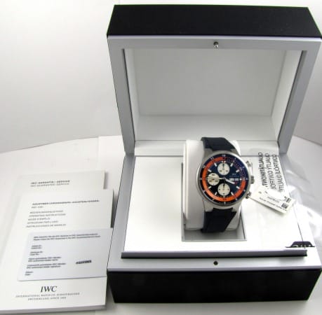 Box / Paper shot of Aquatimer 'Cousteau Divers' Chronograph