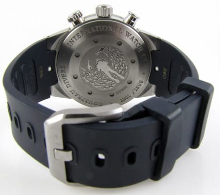 Rear / Band View of Aquatimer 'Cousteau Divers' Chronograph