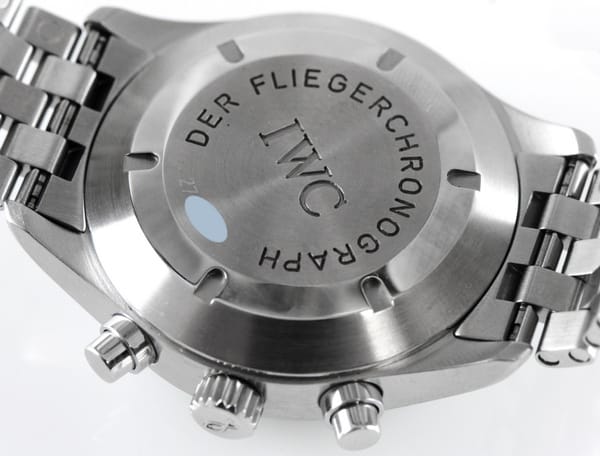 Caseback of Fliegerchronograph