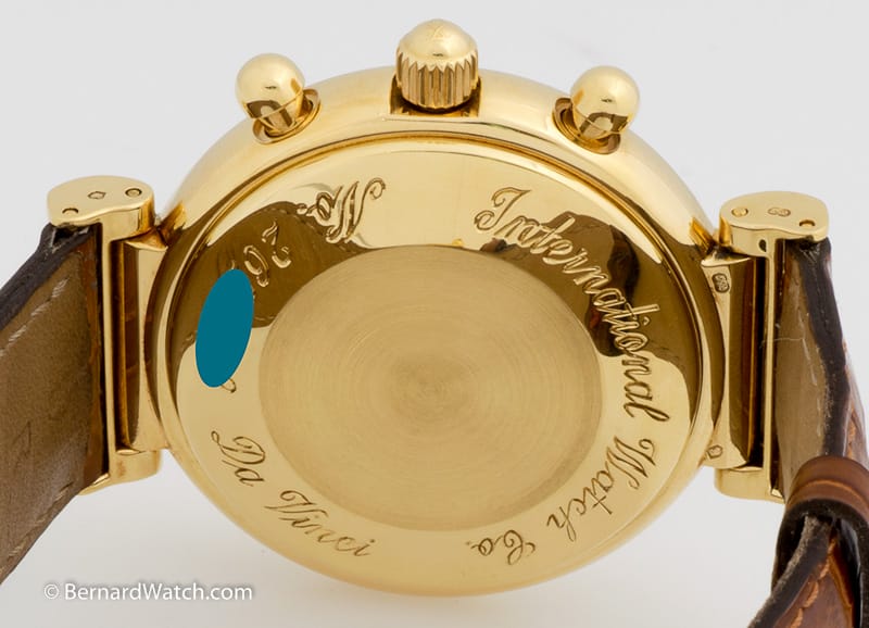 Caseback of Da Vinci Perpetual Chronograph