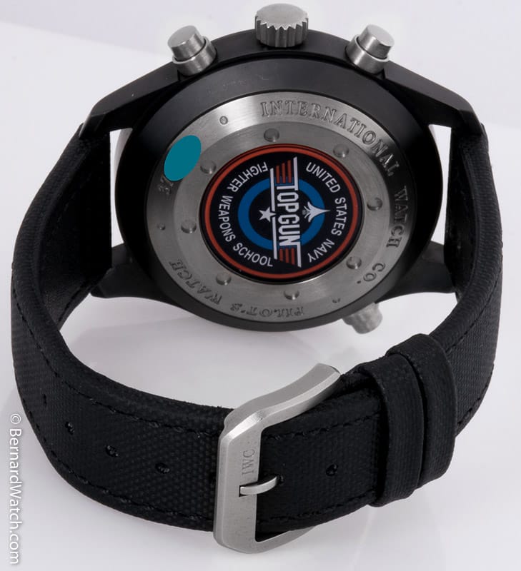 Rear / Band View of Pilot's Watch Doppelchronograph Edition 'TOP GUN'