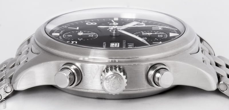 Crown Side Shot of Fliegerchronograph