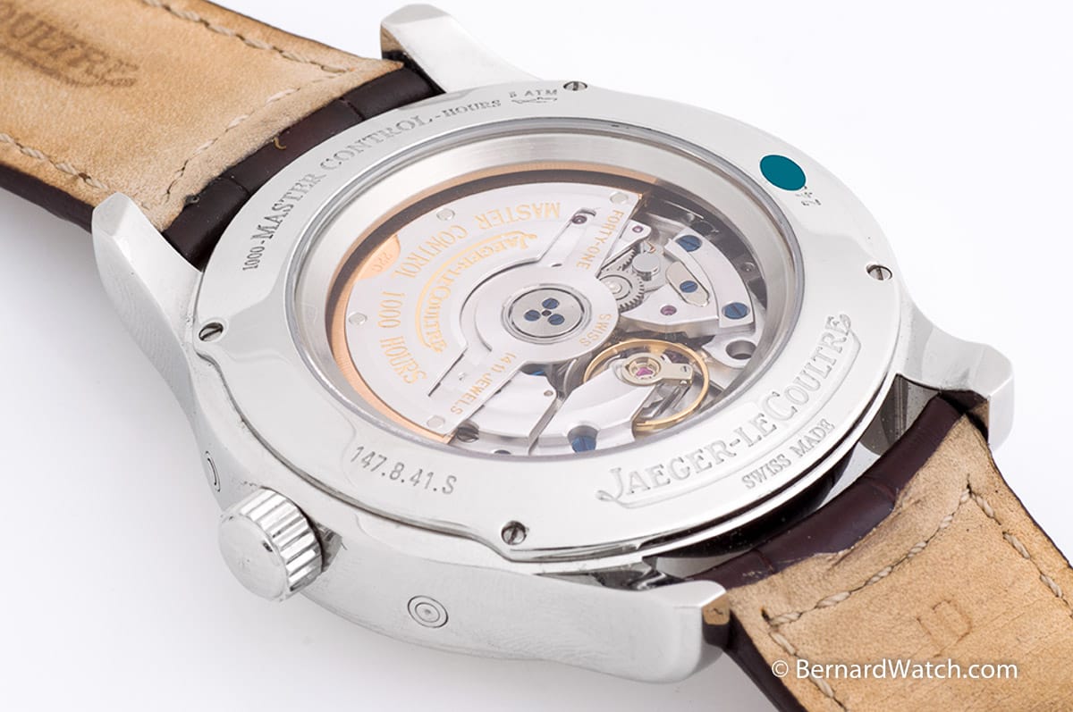 Caseback of Master Calendar