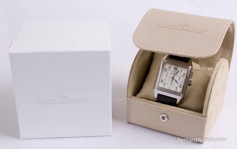 Box / Paper shot of Reverso Squadra Chronograph GMT