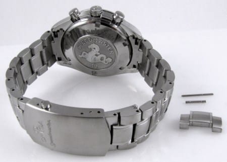 Rear / Band View of Speedmaster Chronograph