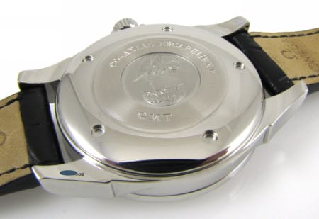 Caseback of DeVille Co-Axial GMT