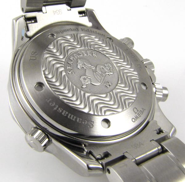 Caseback of Seamaster Professional Chronograph 'US Special Edition'